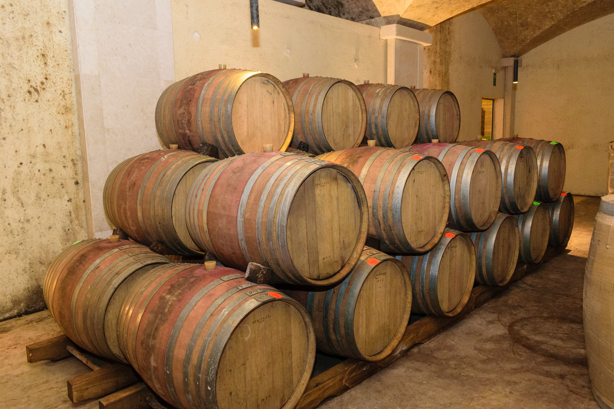 Wine barrels